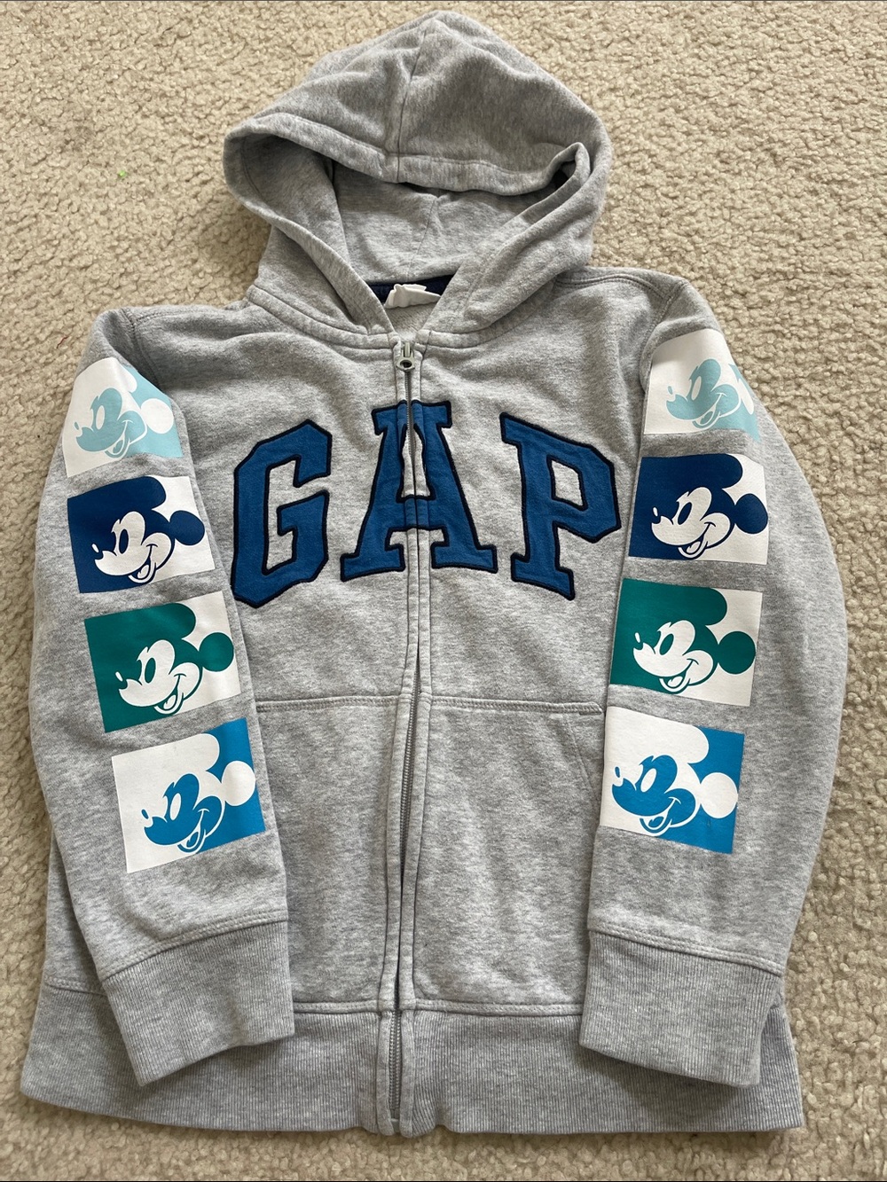 GAP Kids Disney Mickey Mouse Graphic Hoodie size medium